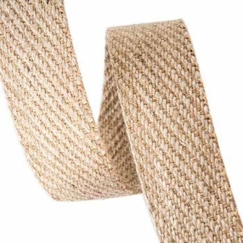 Custom Braided Flat Jute Webbing