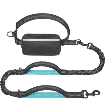 Custom Dog Leash with Zipper Pouch