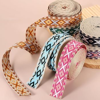 Custom Embroidery Jacquard Webbing Strap