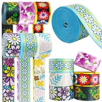 Custom Flower Nylon Webbing