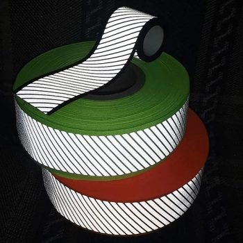 Custom Reflective Stripe Fabric Webbing